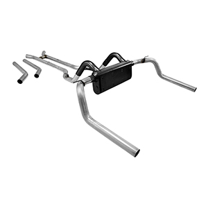 Flowmaster 817104 Header-back System 409S - Dual Rear Exit - American Thunder - Moderate Sound