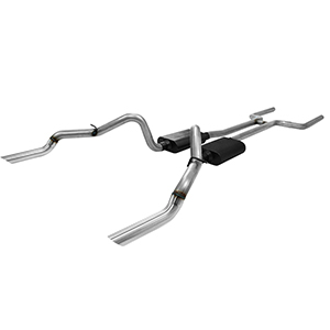 Flowmaster 817139 Header-back System 409S - Dual Rear Exit - American Thunder- Moderate/Aggressive