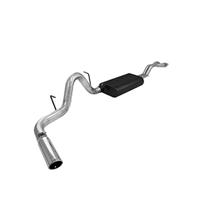 Flowmaster 817166 Cat-back System 409S - Single Side Exit - Force II - Mild Sound
