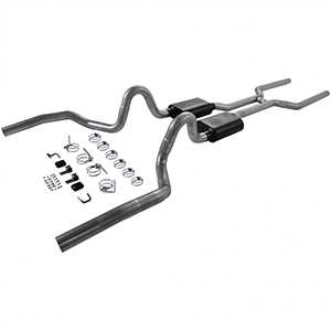 Flowmaster 817200 Header-back System 409S - Dual Rear Exit - American Thunder - Aggressive Sound