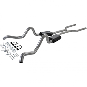 Flowmaster 817202 Header-back System 409S - Dual Side Exit - American Thunder - Aggressive Sound