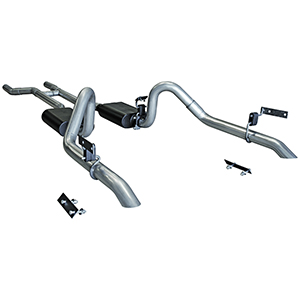 Flowmaster 817282 Header-back System 409S - Dual Rear Exit - American Thunder - Aggressive Sound