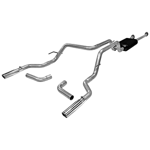 Flowmaster 817486 Cat-back System 409S - Dual Rear/Side Exit - Force II - Moderate Sound