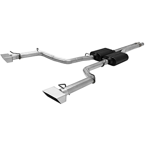 Flowmaster 817499 Cat-back System 409S - Dual Rear Exit - American Thunder - Moderate/Aggressive
