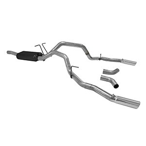 Flowmaster 817505 Cat-back System 409S - Dual Rear/Side Exit - Force II - Moderate Sound