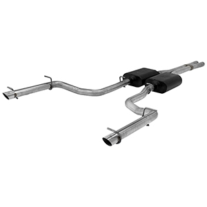 Flowmaster 817508 Cat-back System 409S - Dual Rear Exit - American Thunder - Aggressive Sound