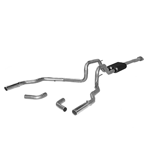 Flowmaster 817539 Cat-back System 409S - Dual Rear/Side Exit - Force II - Mild/Moderate Sound