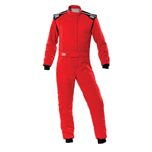 OMP Racing First-S Suit, Red Size 64