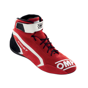 OMP Racing FIRST Shoes, Red Size 48