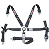 G-FORCE Jr. Racer Pro Series SFI 16.1 Camlock 5-Point Individual Pull Down Safety Harness - Black 7460Bk