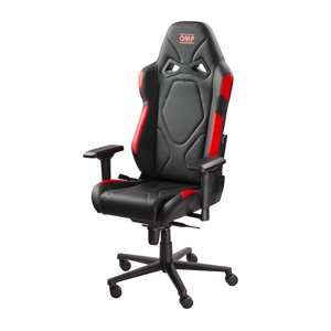 OMP Racing GS Office Chair, Black/Red