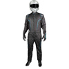 K1 GT2 Adult Nomex Fire Suit- Black, Flo Blue - Size 3XL