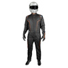 K1 GT2 Adult Nomex Fire Suit- Black, Flo Orange - Size MED-LG