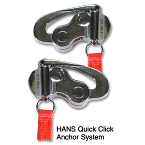 HANS Quick Click Helmet Attachment Kit