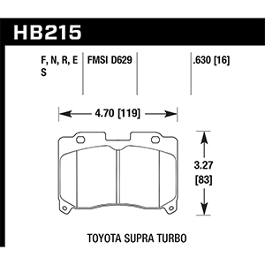Hps 5.0 Street Brake Pads