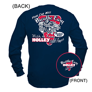 Holley 10015-MD Tee - Dp - Ls - Medium