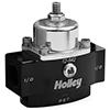 Holley 12-842 Billet Fp Reg, Adj 4.5-9 Psi 3/8 Npt Bypass W/idle