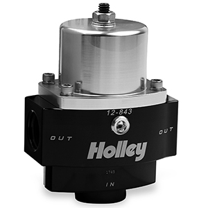 Holley 12-843 Billet Fp Reg, Adj 4.5-9 Psi 10an In/2x 8an Out