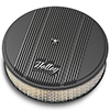 Holley 120-152 Holley Air Clnr, Finned, W/ 14x3 Paper Fltr, Blk