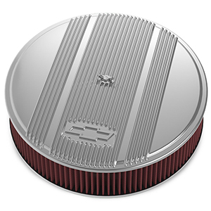 Holley 120-174 Bowtie Air Clnr Finned 14x3 Prem Pol Holley Performance