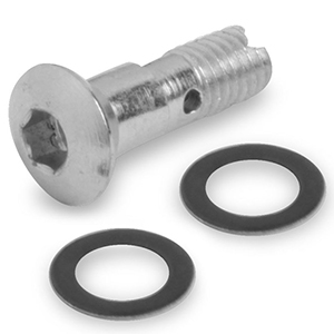 Holley 121-8 Accellerator Dischg Nzl Screw-hollow