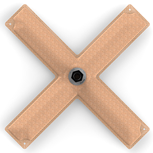 Holley 16-100 Hydramat (15x15 Cross) - Center Out - 3/8 in Npsf