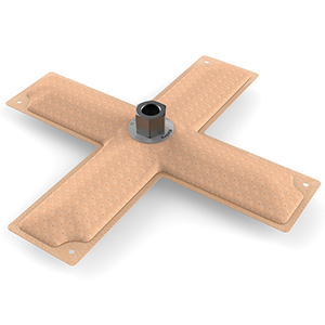 Holley 16-104 Hydramat (11x11 Cross) - Center Out - 3/8 in Npsf