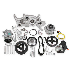 Holley Mid-Mount Complete Accessory System, LS Engine