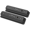 Holley 241-247 Sbc Valve Covers Center-bolt Finned Non-emis Blk