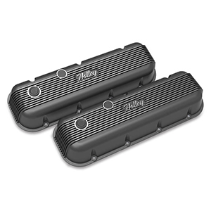 Bbc Holley Valve Covers Finned Non-Emis
