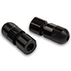 Holley 26-342 Vent Tubes Rollover Valves, Black Anodized