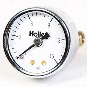 Holley 26-500 0-15psi Fuel Pressure Gauge