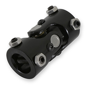 Holley U-joint - Steel - Black Zinc