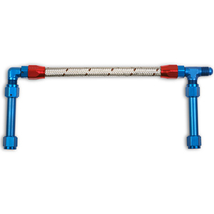 Holley 34-45 -6an Single Inlet W/stainless Hose