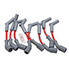 Holley 561-102 6.2l Ls 45deg Spark Plug Wire Set Red/gray