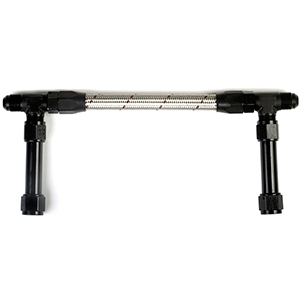 Holley 34-44 -8an Dual Feed Ano-tuff W/stainless Hose