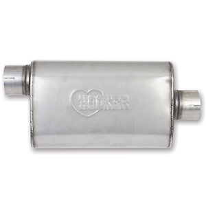 Muffler, Hooker 304Ss Offset/Center 3"