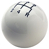 Hurst 1630008 Shift Knob White 5 Speed 3/8 - 16 Threads