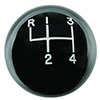 Hurst 1630103 Shift Knob - Black 4 Speed 3/8 - 16 Threads