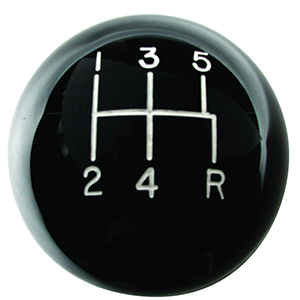 Hurst 1630114 Shift Knob - Black 5 Speed M12X1.75 Threads