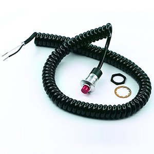 Hurst 2483880 Pushbutton Switch With Black Coil Cord