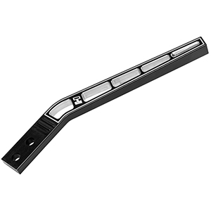 Hurst Aluminum Shift Handle Black Bent 10 L