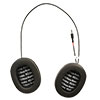 Impact Helmet Speakers With Ear-Cups, 8ohm, 3.5mm Jack For RaceCeiver