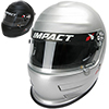 Impact Vapor Racing Helmet, XX-Large, Flat Black, Snell SA2020