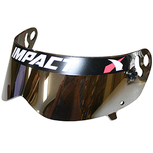 Impact Racing Champ/Nitro/Cycl Shield, Silver Chrome