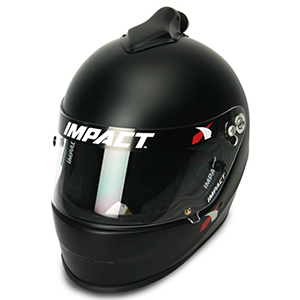 Impact 1320 Top Air Racing Helmet, X-Large, Flat Black, Snell SA2020