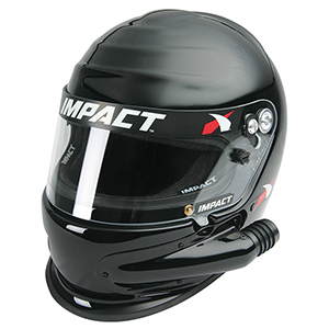 Impact Air Vapor Side Air Racing Helmet, Large, Black, Snell SA2020