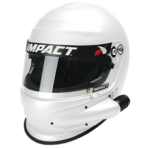 Impact Air Vapor Side Air Racing Helmet, Medium, White, Snell SA2020