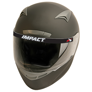 Impact SXS Helmet, XX-Large, Flat Black, DOT