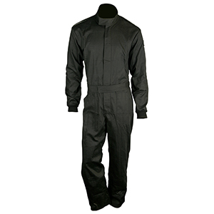 Impact Paddock Racing Suit, 1-Piece, Black, Size Medium